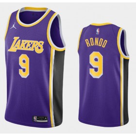 Camiseta Hombre Los Angeles Lakers Rajon Rondo 9 2020-21 Jordan Brand Statement Edition Swingman